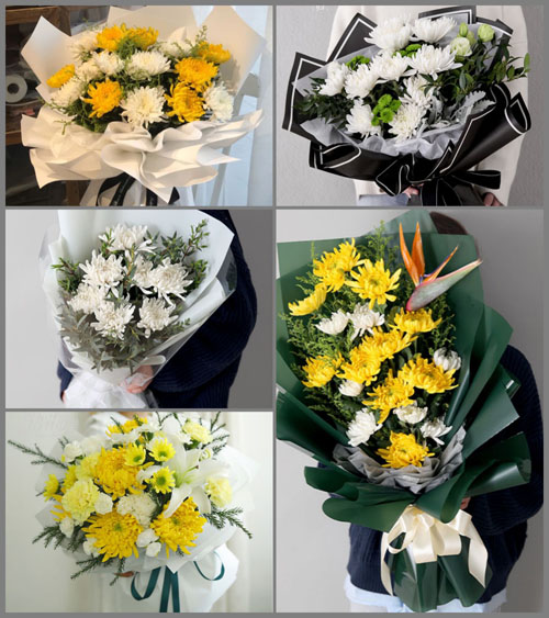 广东湛江市吴川市塘尾街道塘头社区白事花束代送